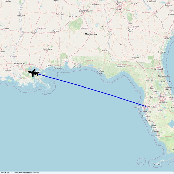 Reg: N621MM Flight Map, SCK MY BALLS ELON 