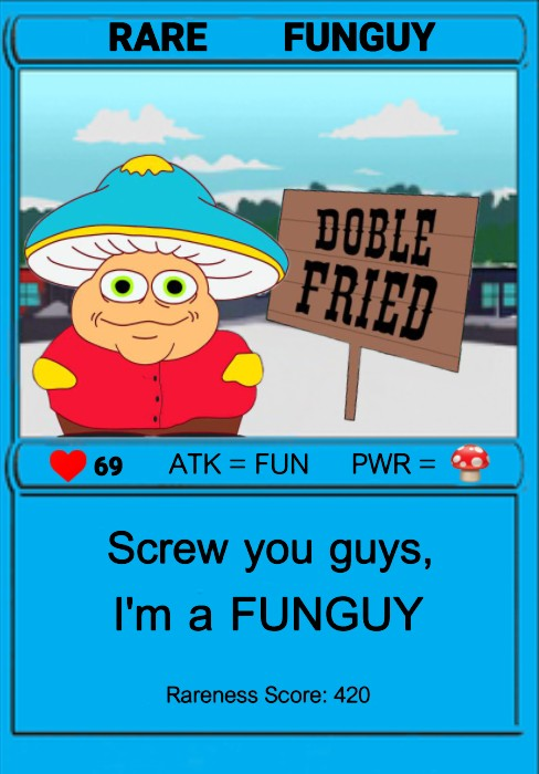 FunguyonETH's tweet photo. Screw you guys, I'm a #FUNGUY 🐸🍄

#DobleFried 🔥🔥 https://t.co/3WX3EMqgXK