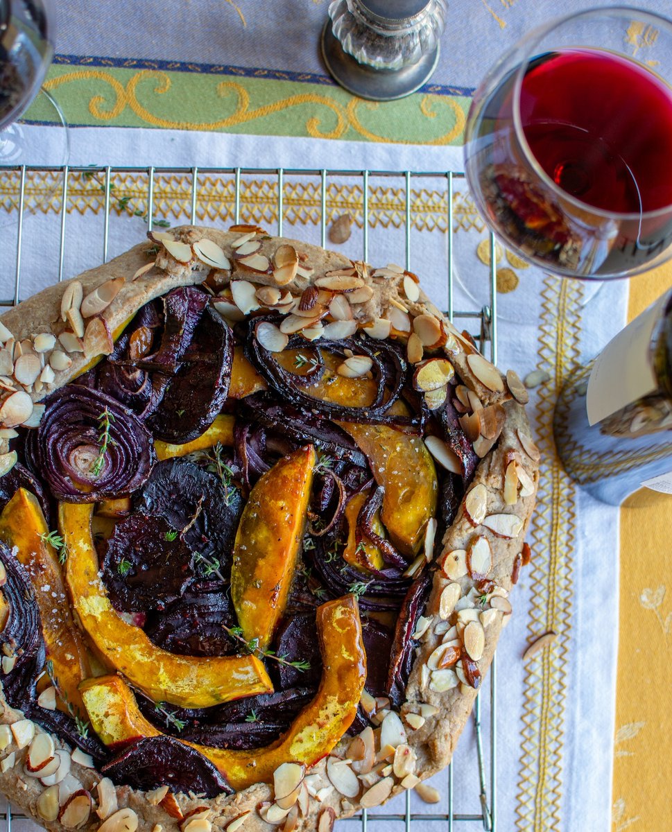Cozy up with this rustic, savory Beet and Winter Squash Galette. A golden crust wraps around herb-roasted beets, golden winter squash and caramelized red onions. Serve warm and pair with a glass of California Merlot or a California red blend. discovercaliforniawines.com/recipes/beet-a…