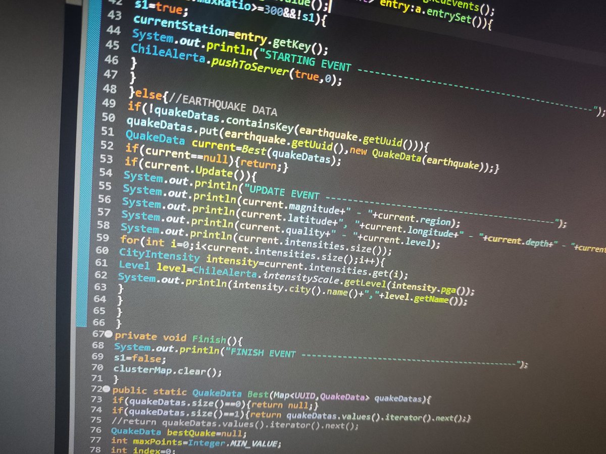 TBMSP's tweet photo. Estoy realizando unas pruebas, esto es para @ChileAlertaApp para mejorar el monitor, tanto la latencia, precisión, y más detalles. https://t.co/6S1c4c1VvO