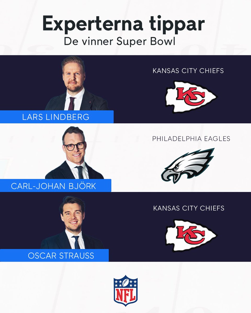 Vilka tror du vinner Super Bowl? 🏈🤔

I kväll är det äntligen dags för SUPER BOWL. 23:30 på TV4 Play och TV12!