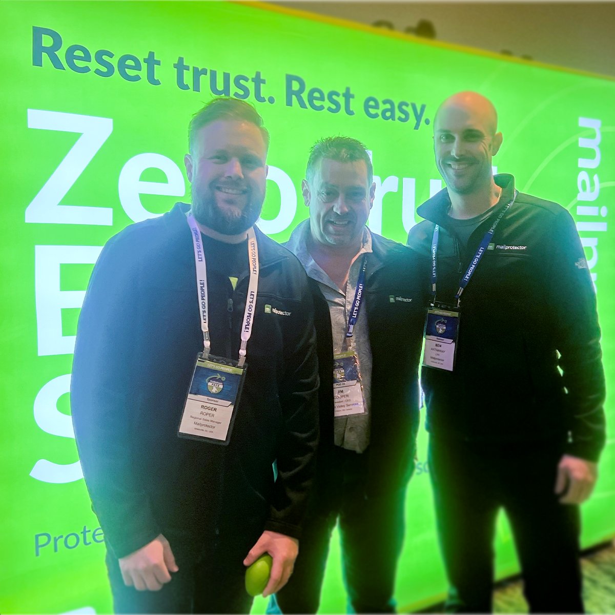 mailprotector's tweet photo. 🤙 We're FIRED up! So was the crowd at Kaseya's TruMethods Peer Quarterly Meeting. 

The Mailprotector CTO hit the stage to break down why email security is broken—and how zero trust fixes it.

Check it out for yourself 🤙  Zero Trust Email Security https://t.co/fAn3hrdSsY https://t.co/1CS6nBuwmy