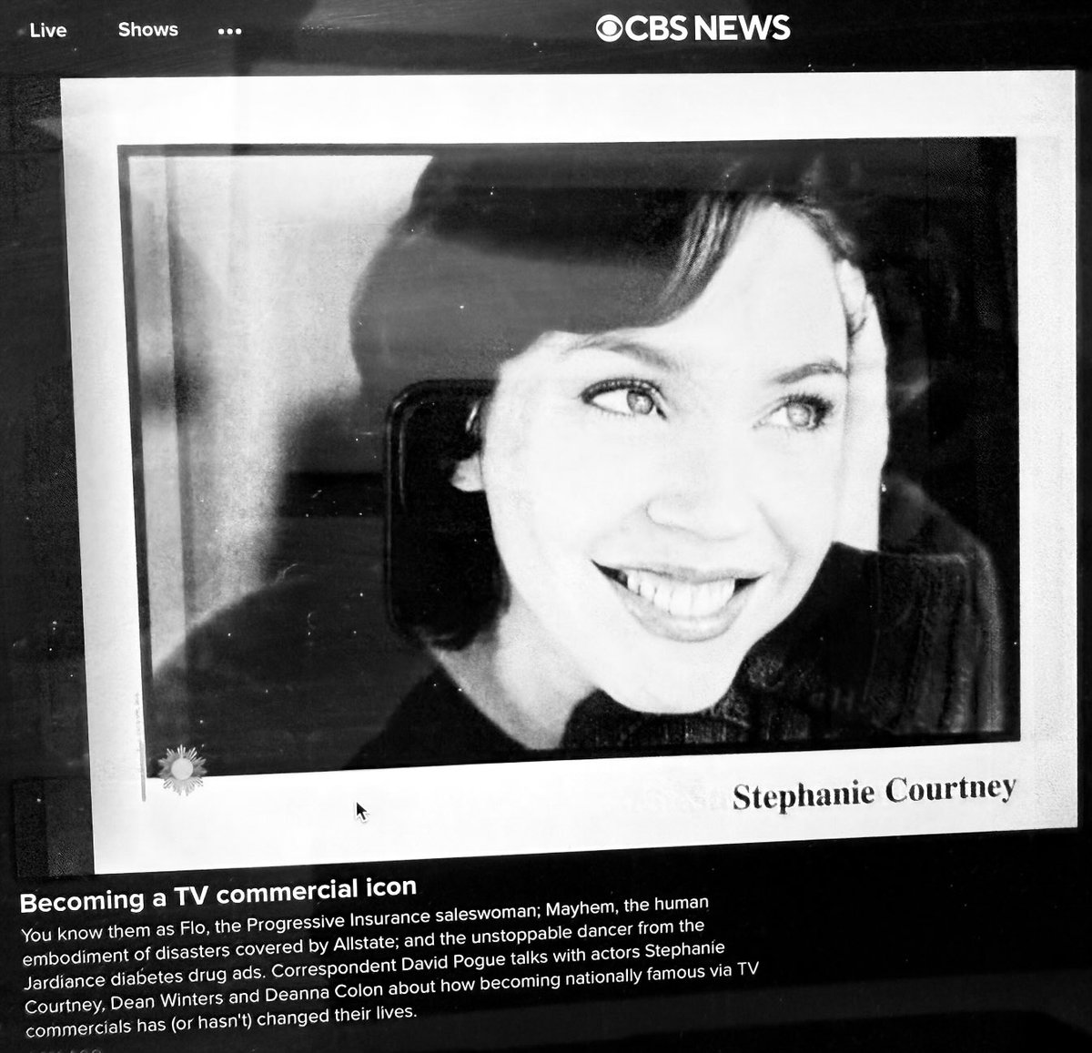 With the trendy Super Bowl ads coming, it’s nice that CBS Sunday Morning featured a more enduring icon. Congrats Stephanie (Flo) &amp; the Progressive nation on16+ years! #mkhstry