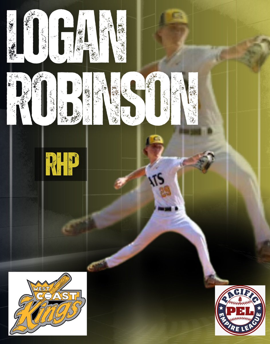 West_CoastKings's tweet photo. ⚡️👉🏽 @Logan_rob20 ✍️📄
Big things coming this summer w/ 👑⚾️ Welcome to the 💪🏽 Staff Logan! 🚨🚨
@PacEmpireLeague @CAGEYkings @matadorbaseball 
@SFDonsBaseball 
@lmulionsBSB 
@SacStBaseball @SMC_Baseball https://t.co/ue4tA2FNOq