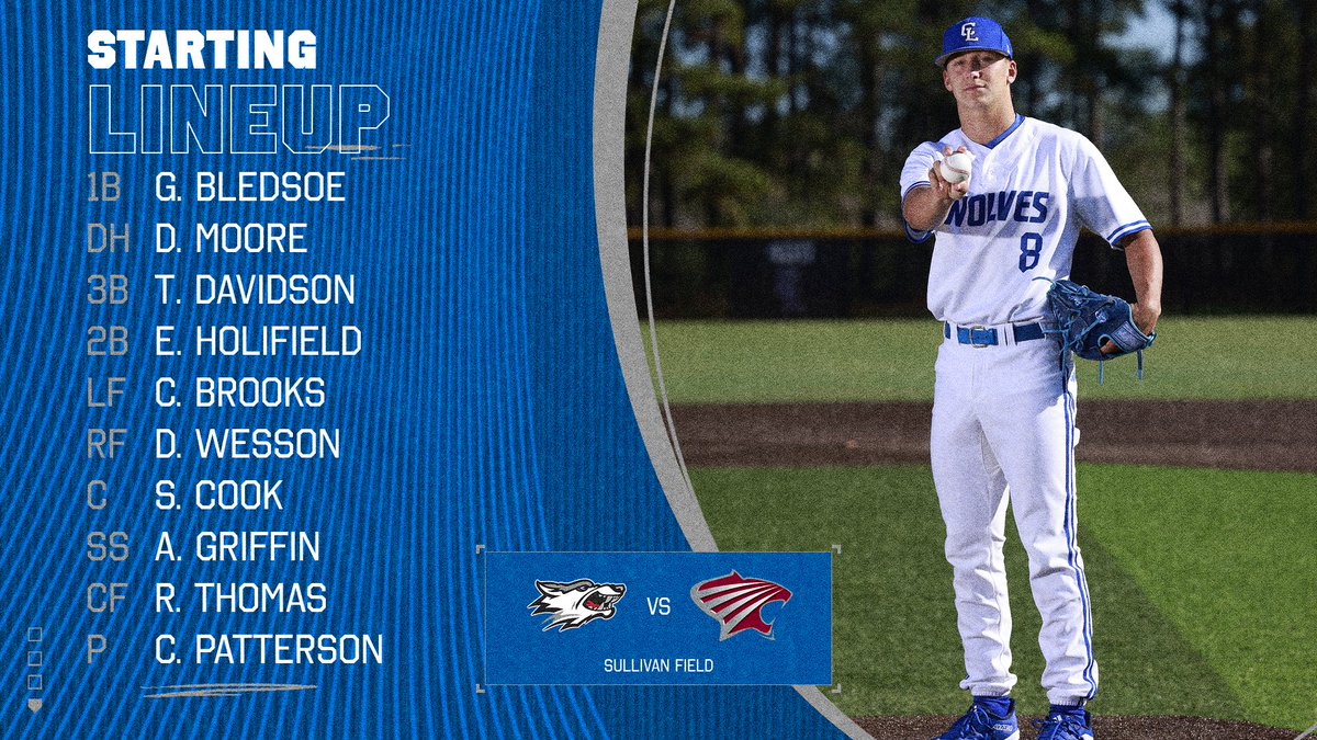 BSB |  Here's the Starting Lineup for the Wolves as they get ready to face off against the Cougars of St. Charles CC! #BackThePack