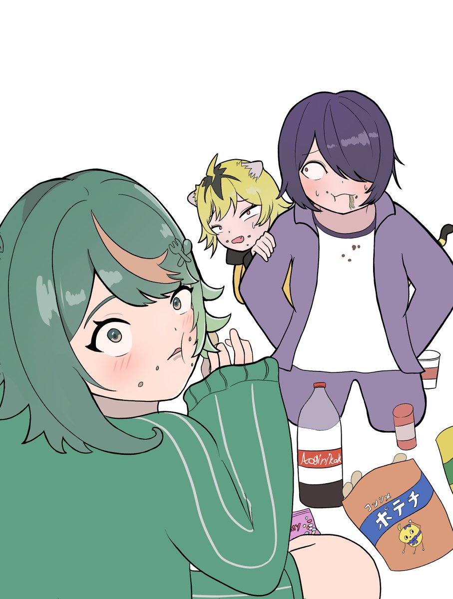 negimonchi's tweet image. ＃あおぎり高校美術部
#ぷぷぷぎゃらり 
運動後なら？…