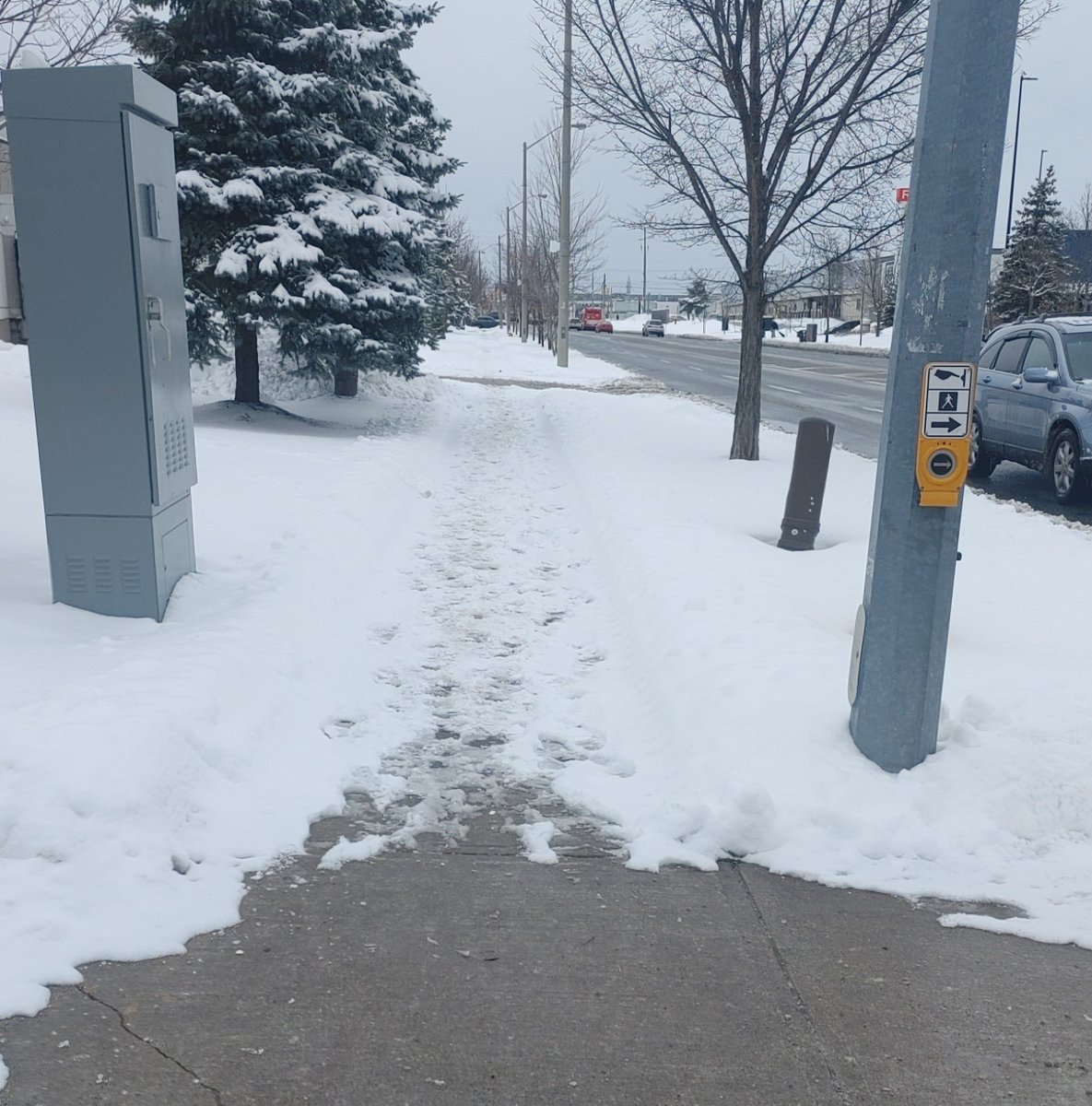 BoodooColin's tweet photo. When this turns to ice prayers for who has to walk it. @scarboroughresidents https://t.co/alEmBqjMxX