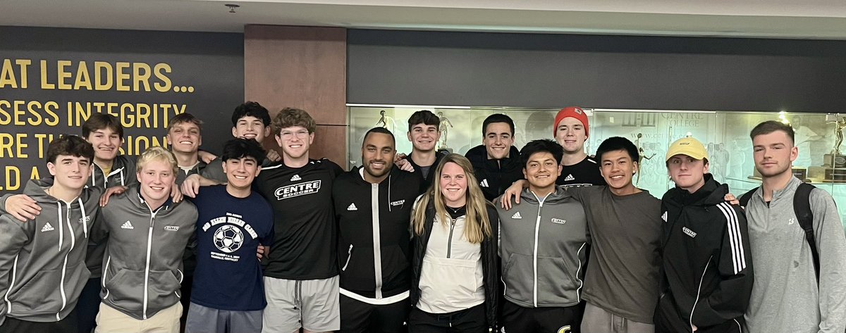 CentreSoccer's tweet photo. Super day! Congratulations to our assistant coach, Xavier Tomlin, on being named the new Head Coach at Berea College! A well-deserved opportunity for a fantastic coach & leader. We also said goodbye to our ATC Kimberly McNamara! #OnceAColonelAlwaysAColonel #CentreSoccer" https://t.co/QBDPhiTS1L