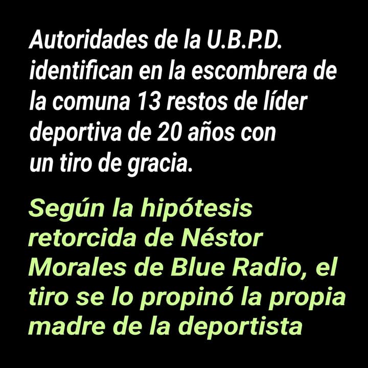 ...<a href="/BluRadioCo/">BluRadio Colombia</a> 
<a href="/NestorMoralesC/">Néstor Morales</a> 

La porquería que no recogió el gato en la radio como autodenominados periodistas ...