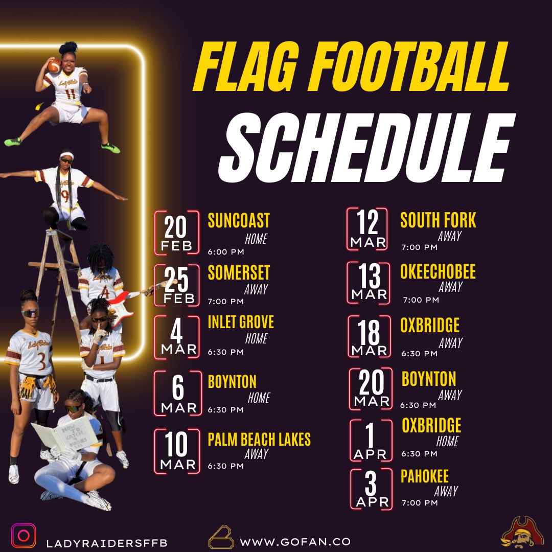 gleeful_inc's tweet photo. 2025 schedule.. stay tuned 🎸
#girlsflagfootball #muckcity https://t.co/g3TCz3wz8Y