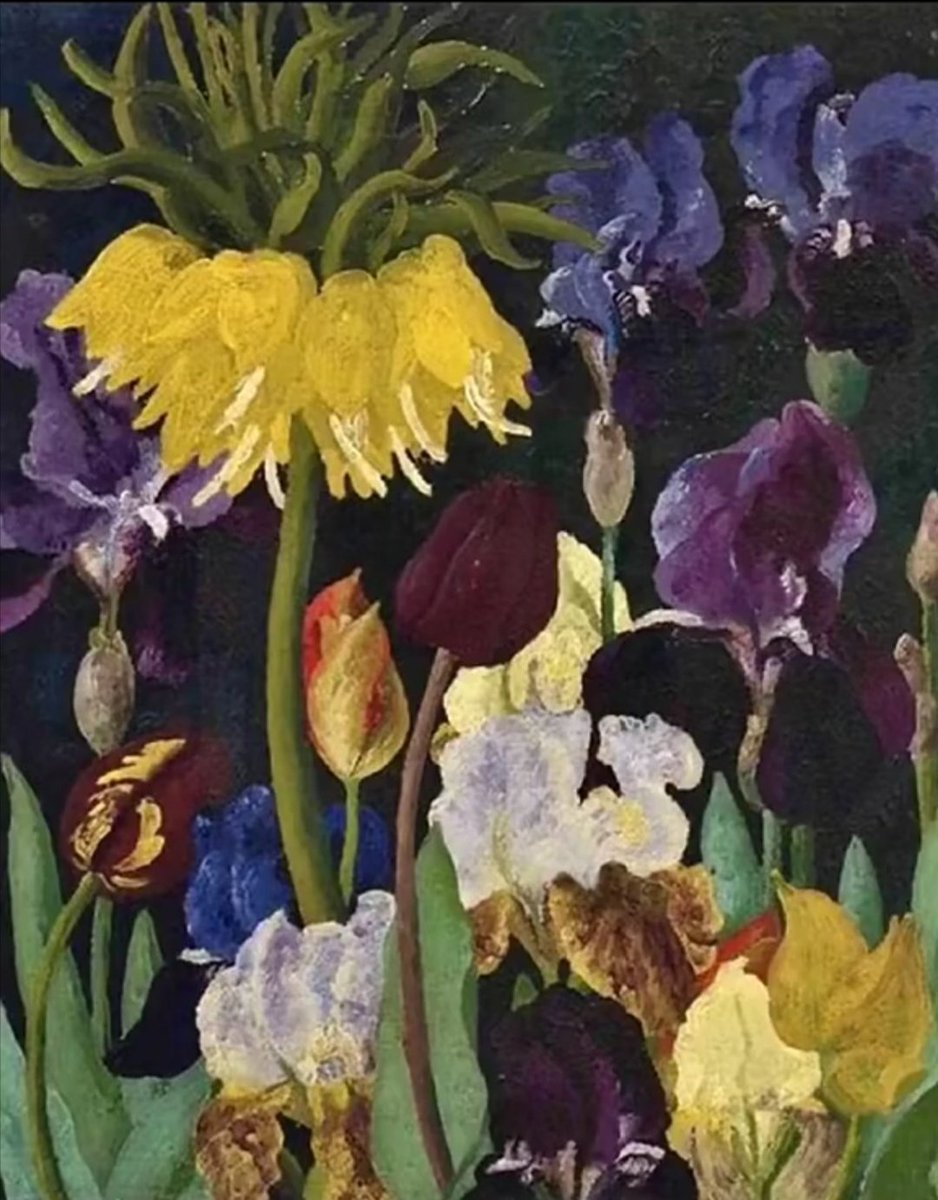 sherpin24's tweet photo. 🎨Cedric Morris，British. 1889-1982. https://t.co/CRFtOQoatD