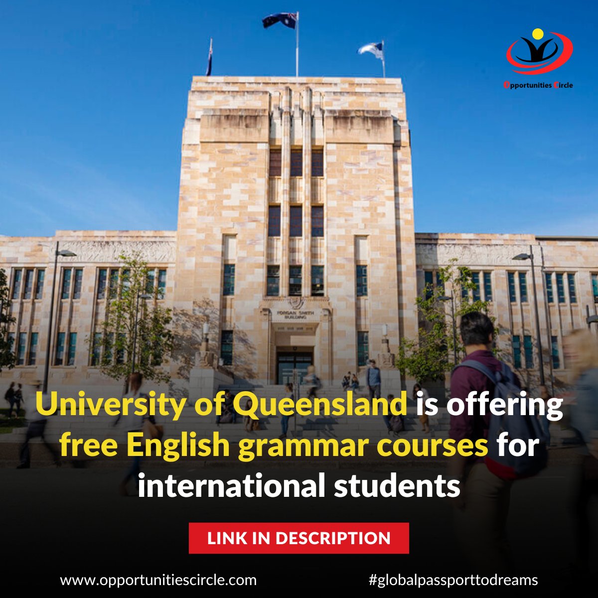 oppcircle's tweet photo. Free English Grammar Course by University of Queensland 2025

Enroll Now: https://t.co/tyWjIgFObS

Benefits:
• Enroll in the course without any cost.
• Option to receive a verified certificate upon completion.
• Self-paced course structure. https://t.co/q7LIYNIx8g