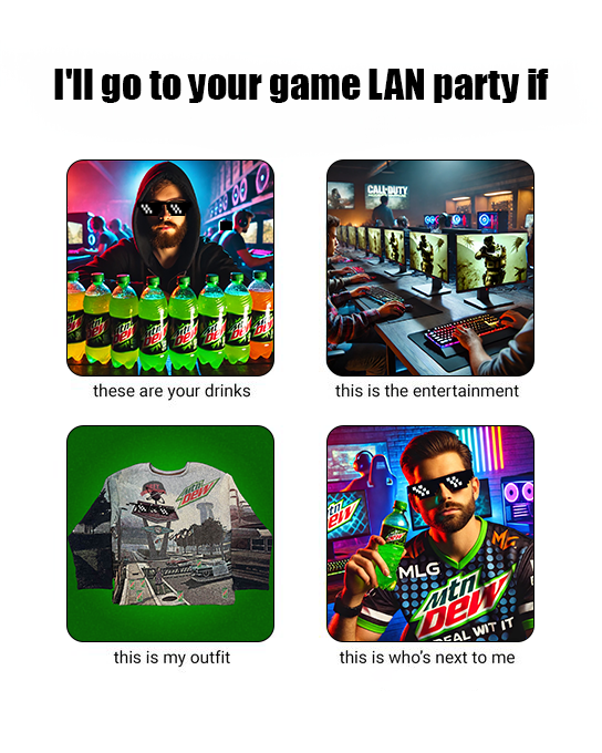 360NoScope's tweet image. LAN PARTY &amp;gt; SUPER BOWL