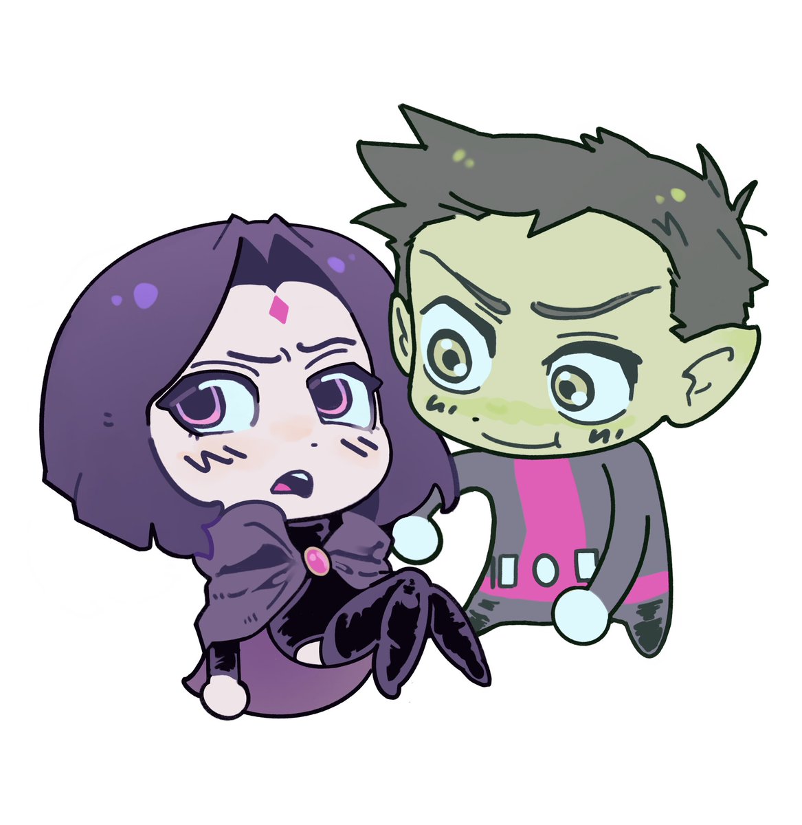 SENRSL1's tweet image. #bbrae #Raven #Beastboy