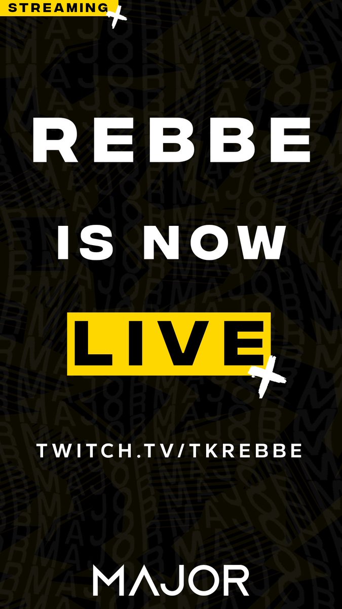 TheMajorCo's tweet image. Brace yourselves! @TKrebbe is LIVE! 🎮✨

Watch the master of zero kills in action! It’s so bad, it’s good... Just kidding, he’s awesome! 👉 twitch.tv/tkrebbe

#AllezMAJOR #TeamMAJOR #contentcreating #twitch #twitchstreamer #TKrebbe  #Rebbe  #TKrebbeLive #GamingVibes
