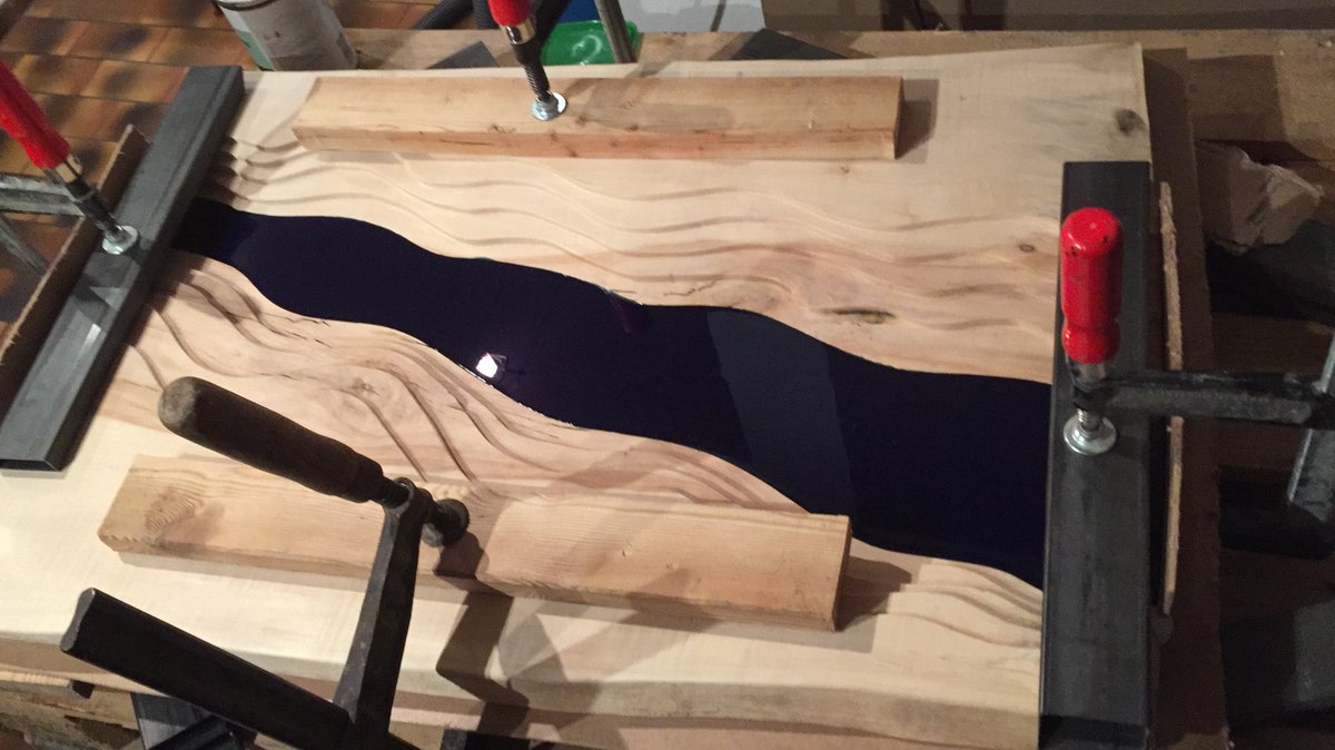tischwrk's tweet photo. one of the first epoxy resin projects I did https://t.co/wv33j7tAiz