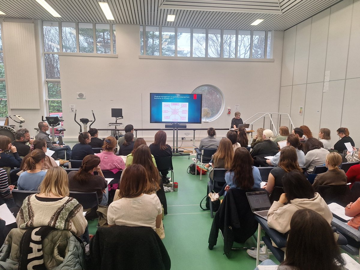 2nd national spasticity study day with <a href="/cpng/">P</a> sparked great discussion about developing spasticity services in Ireland. Over 50 PTs and OTs attended with a massive desire to improve spasticity management for patients....resources in this area badly needed <a href="/CarrollJennifer/">Jennifer Carroll MacNeill TD</a>