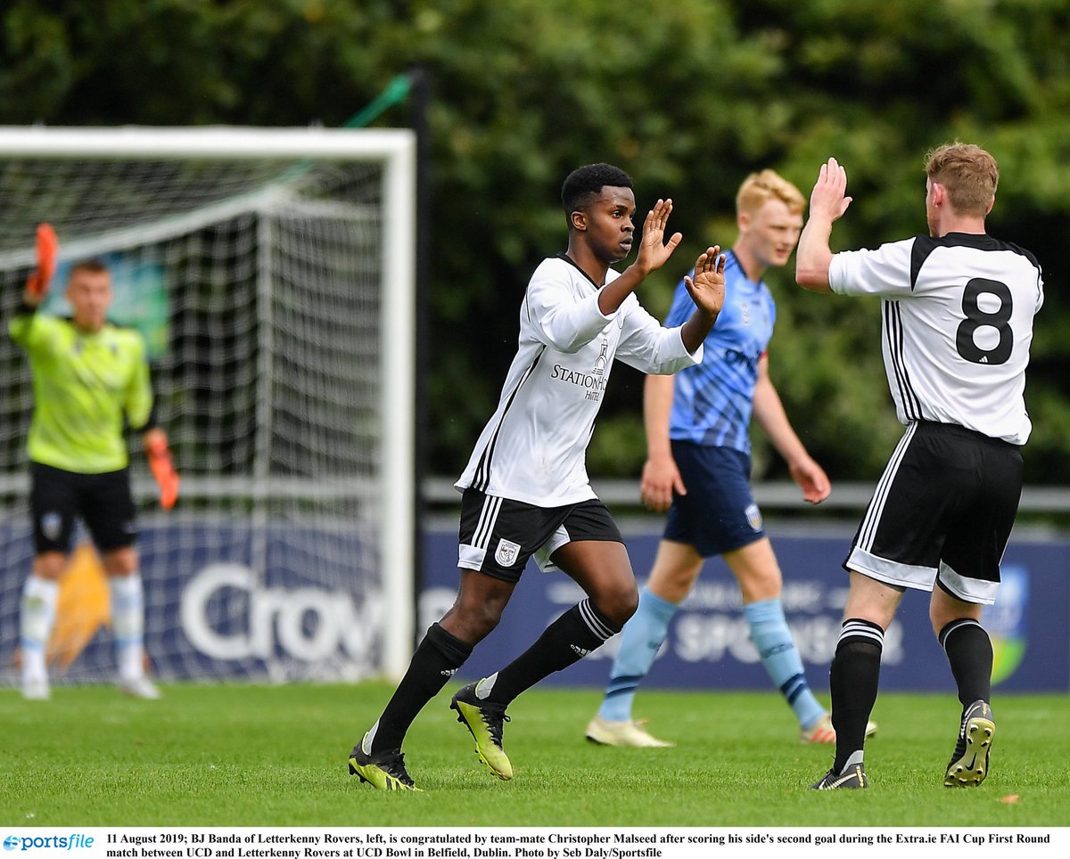 👏 Letterkenny Rovers reman unbeaten in the Donegal Junior Premier Division after they defeated Swilly Rovers 5-0 today 

BJ Banda with a hatrick 🔥