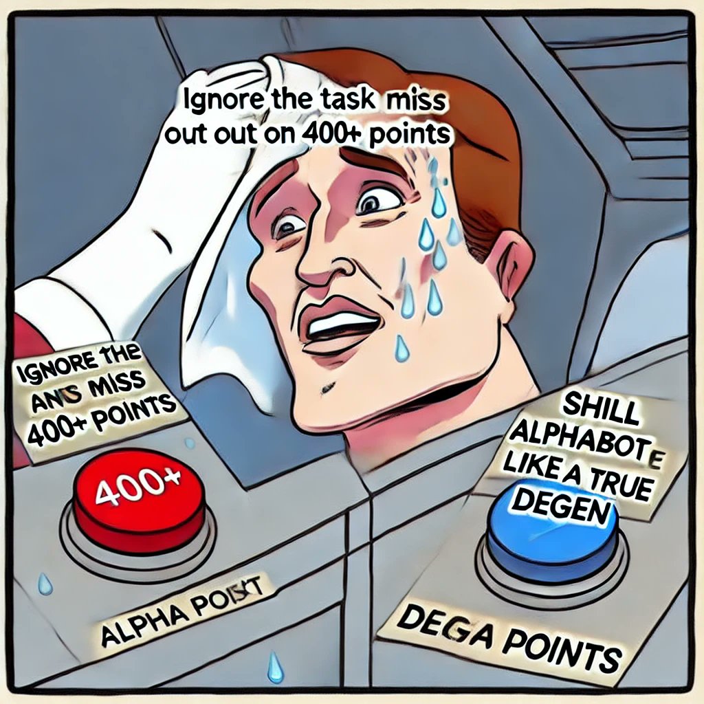 Always be  a true DEGEN for <a href="/AlphabotApp/">Alphabot</a> 

We $BOOST !

#Alphabot