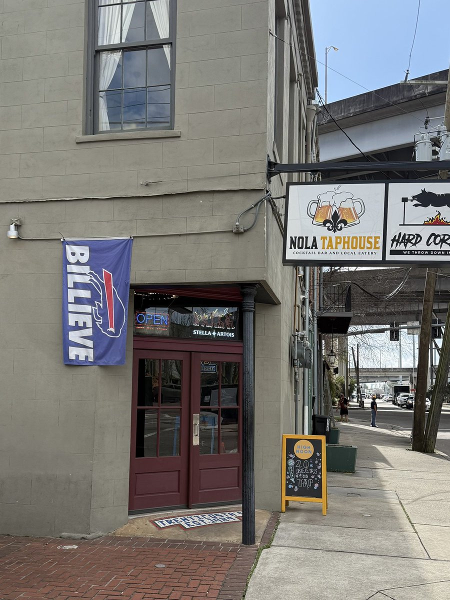 On the walk to the Superdome … proof that what happens on this day lasts and you can believe for too long #SuperBowlLIX <a href="/1116sen/">SEN 1116</a>