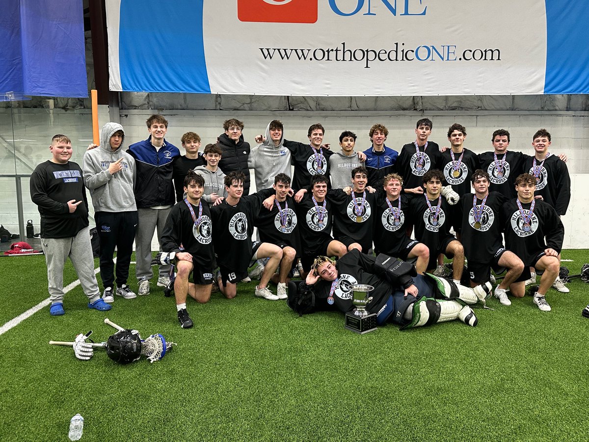 An accomplishment years in the making ...Ohio HS Box Lacrosse League (OHSBLL) CHAMPS!  Congrats fellas and Go Wolves!