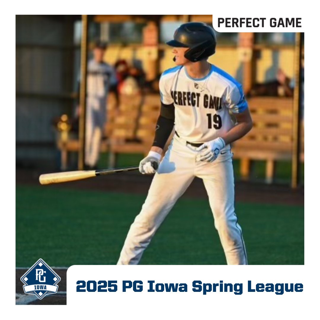 Perfect Game Iowa (@iowapg) on Twitter photo Don't miss out on the opportunity to play in the 2025 PG Iowa Spring League! Entering its 30th year of providing the best opportunity for Iowa's top high-school talent in the spring. <a href="/PGIASelect/">Iowa Select Baseball</a> <a href="/ProspectMeadows/">Prospect Meadows</a>
Details:
- Start Date: March 29th
- 5 Week League
- 18U to 14U Don't miss out on the opportunity to play in the 2025 PG Iowa Spring League! Entering its 30th year of providing the best opportunity for Iowa's top high-school talent in the spring. <a href="/PGIASelect/">Iowa Select Baseball</a> <a href="/ProspectMeadows/">Prospect Meadows</a>
Details:
- Start Date: March 29th
- 5 Week League
- 18U to 14U