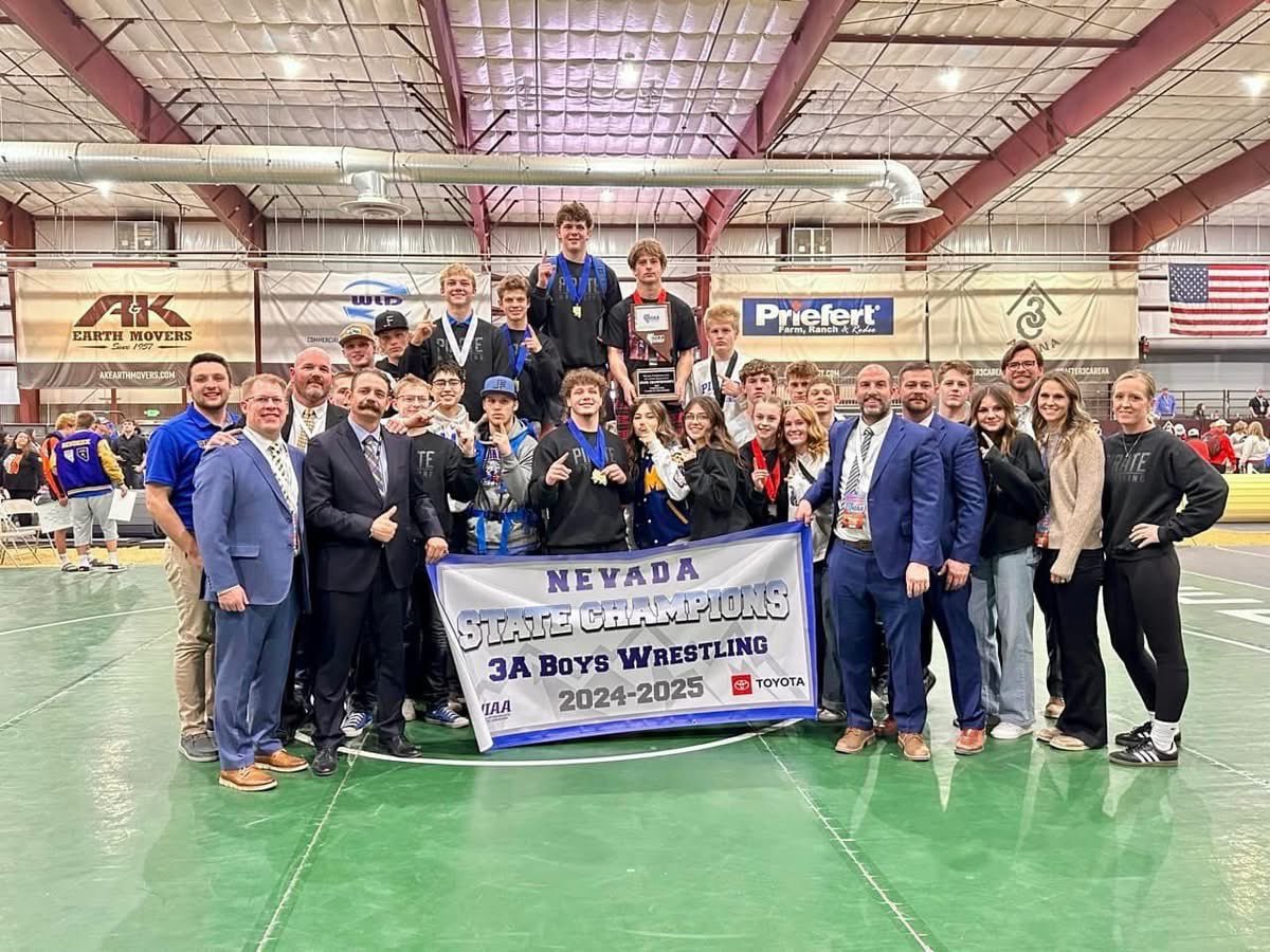 mvvarsity's tweet photo. The 3A Nevada State Wrestling Champions! Great Day to be a Pirate! https://t.co/KvfbzZ2AVh