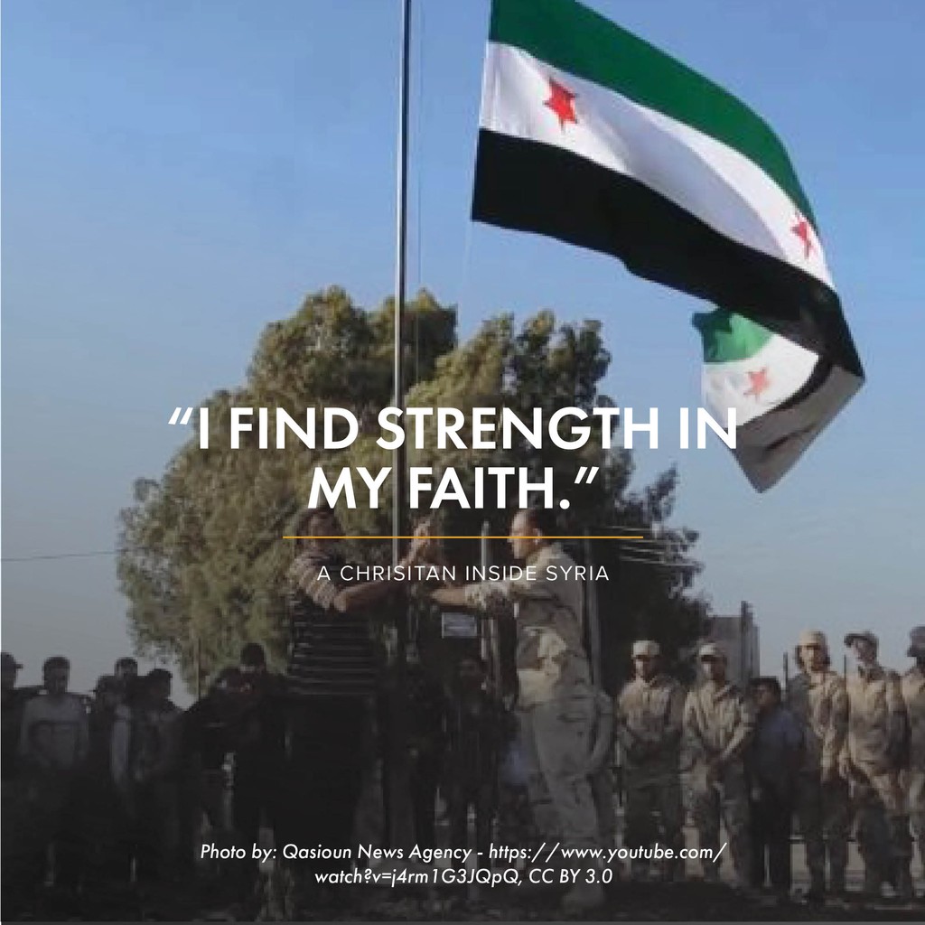 In Syria, Christians are living with uncertainty as a rebel group takes power. 

Let the words and faith of this Syrian believer inspire you today—especially if life is difficult right now.