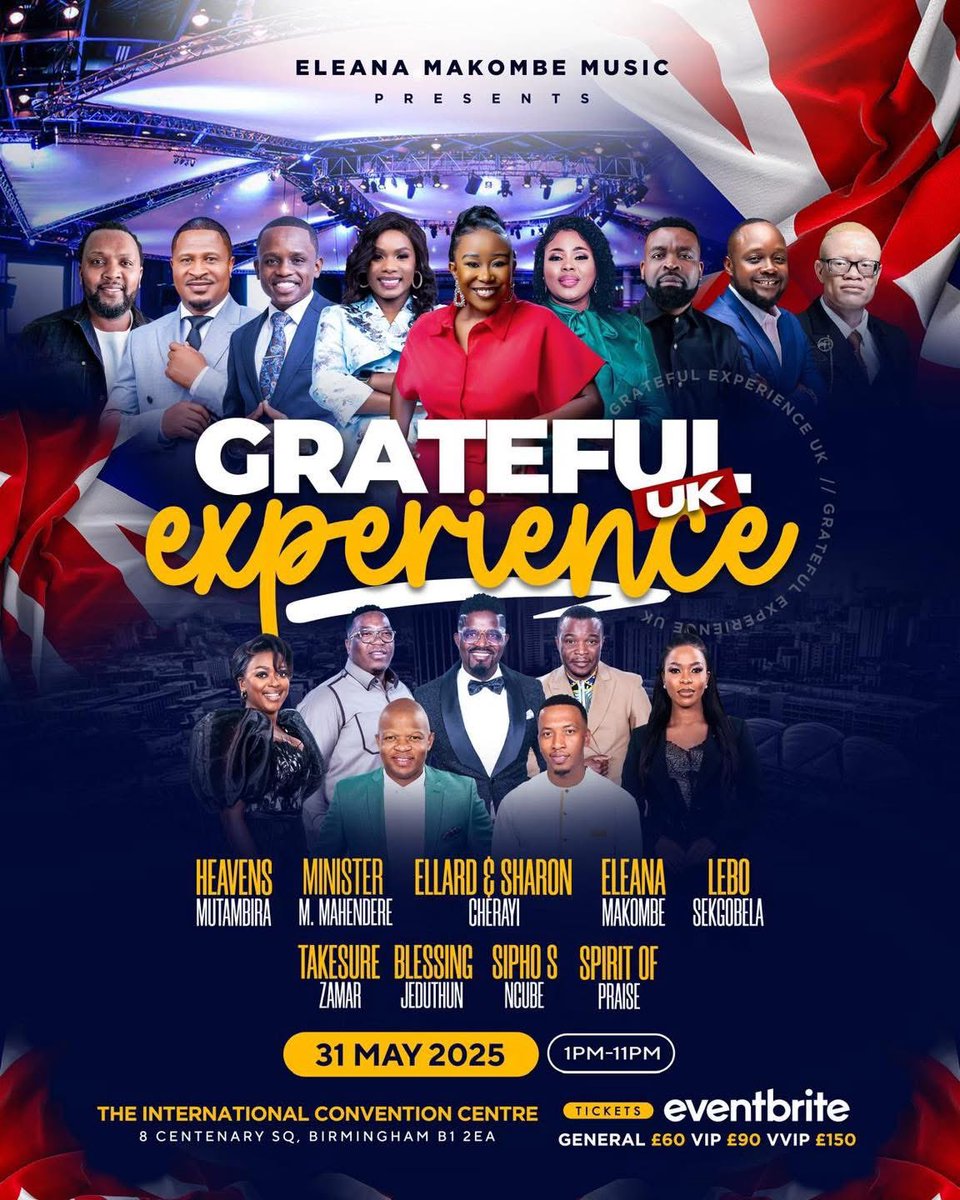 The Grateful Experience Official Final Poster ‼️ We are grateful and excited to be hosting the 3rd edition which we promise to be an experience you would not want to miss. A gathering of worshippers ready to show Gratitude to our one true God who sits on the throne forever &amp; ever