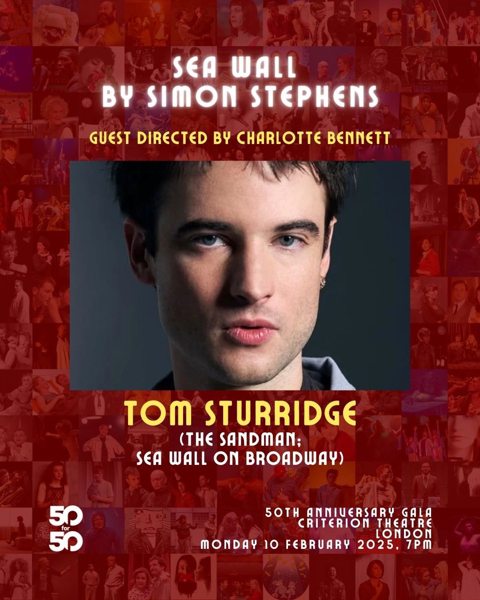 Tom Sturridge UK (@tomsturridgeuk) on Twitter photo Paines Plough theatre company 50th anniversary gala
Full line up confirmed
From <a href="/painesplough/">Paines Plough</a>
Sea Wall by Simon Stephens
Performed by Tom Sturridge who received a Tony nomination for his performance in the Broadway production of Sea Wall in 2019.
painesplough.com/productions/pa… Paines Plough theatre company 50th anniversary gala
Full line up confirmed
From <a href="/painesplough/">Paines Plough</a>
Sea Wall by Simon Stephens
Performed by Tom Sturridge who received a Tony nomination for his performance in the Broadway production of Sea Wall in 2019.
painesplough.com/productions/pa…
