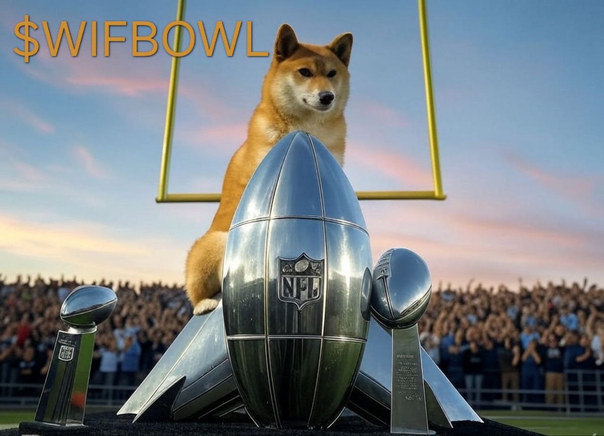 #SuperBowl is just around the corner, we wait, we lurk and we send! No one will stop #wifbowl 

The community is just to strong. We Are Eeady

6PXSqqjfZQfpvqroh15sU5Lv19M3ZP3g5ZiEKgxrpump

#puppybowlxxi #SuperBowlLIX  #superbowlSunday #cryptomarket  #pumpfunlive