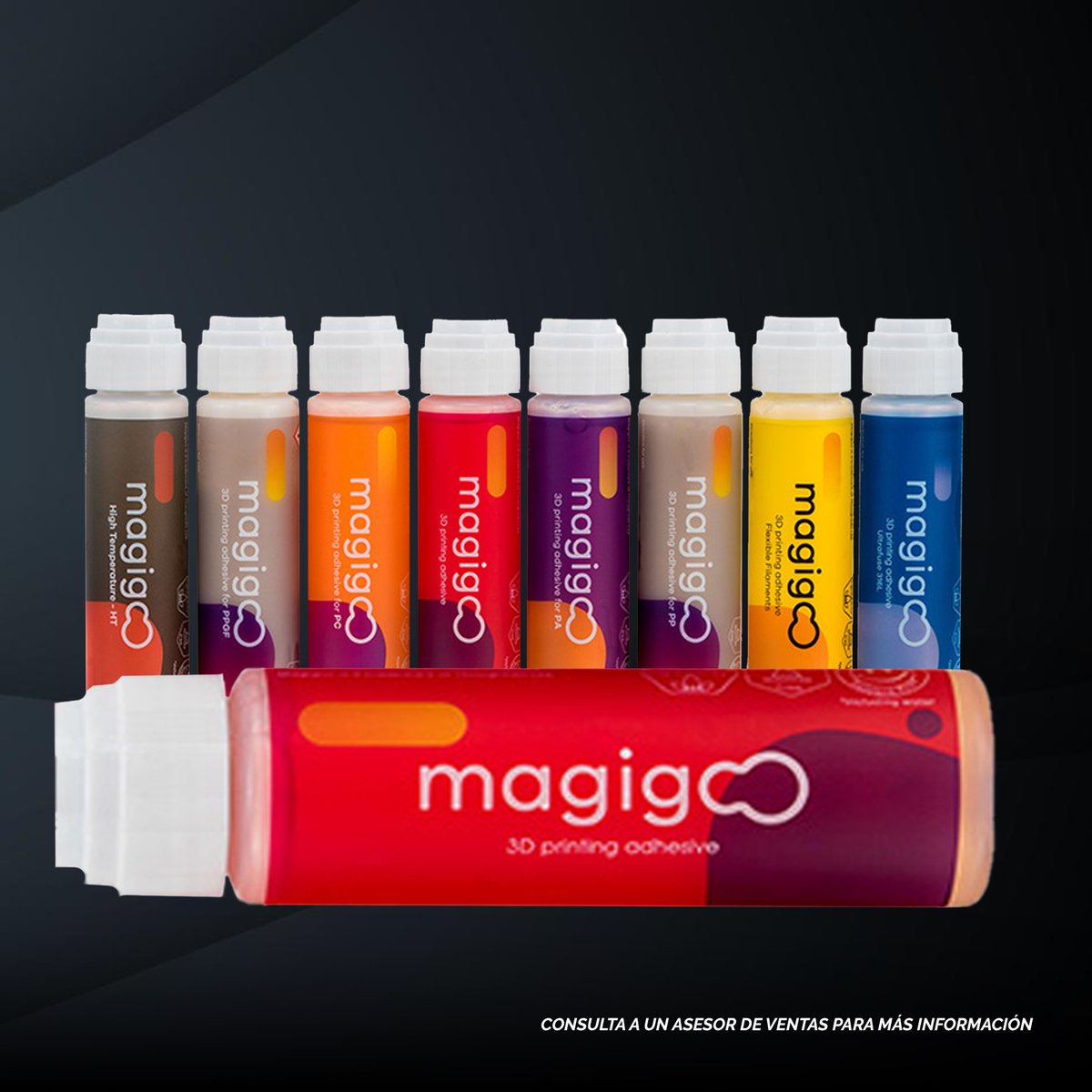 ColorPlus3d's tweet image. MAGIGOO ORIGINAL👀
👉Soluciona el problema de adherencia en la primera capa. 
Fácil de aplicar, previene deformaciones durante la impresión y permite retirar las piezas fácilmente 💥🤓👌
🌐colorplus3d.com/?s=MAGIGOO+ORI…
.
.
#filamento  #Colorplus #filamento3d #impresion3d  #magigoo #3d