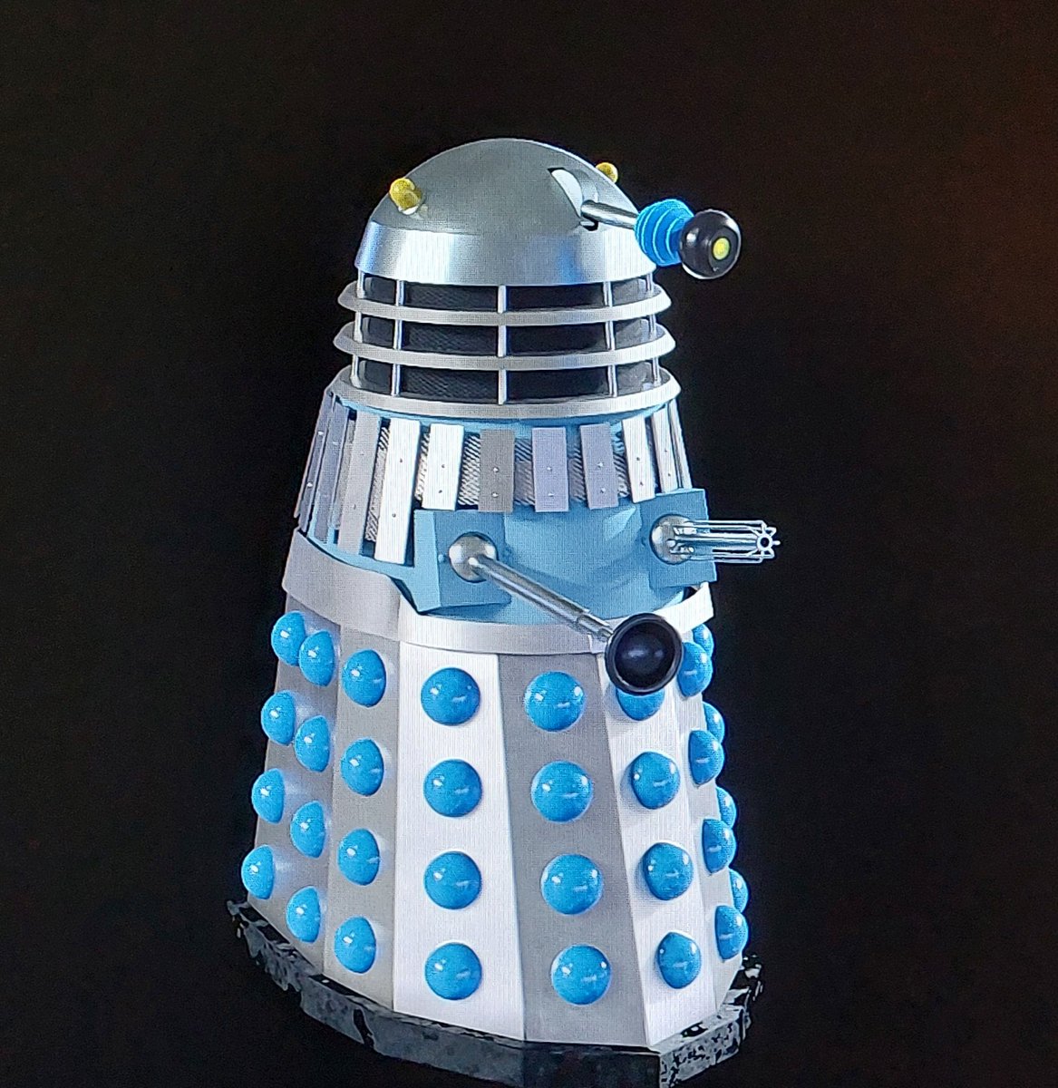 Whovisions's tweet photo. Time for some updated Power Of the Daleks. New Daleks, new sets and some Ai mixed in. Power Dalek WIP. #DoctorWho #ThePowerOfTheDaleks https://t.co/POw5fujJPW