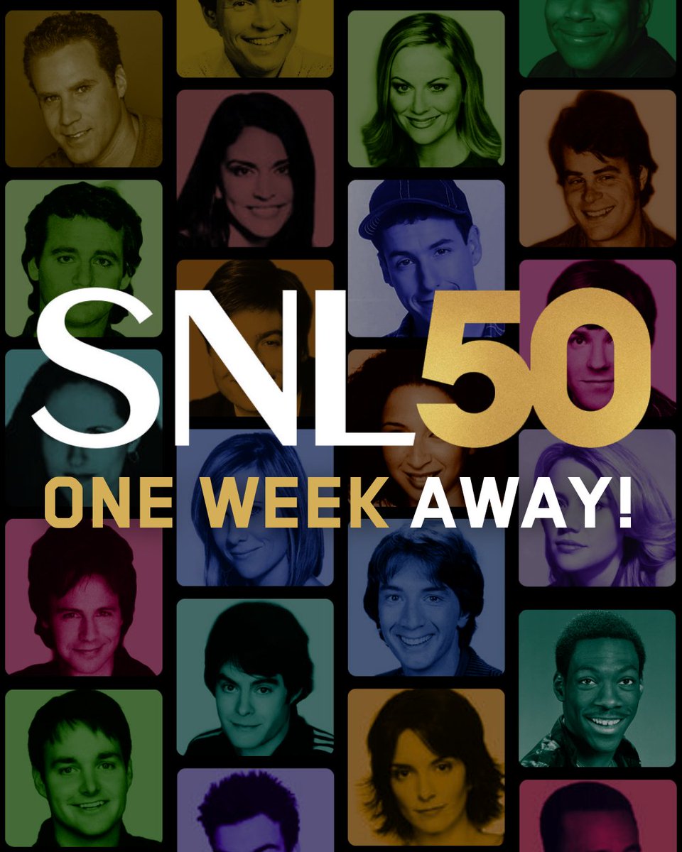 One week away! #SNL50