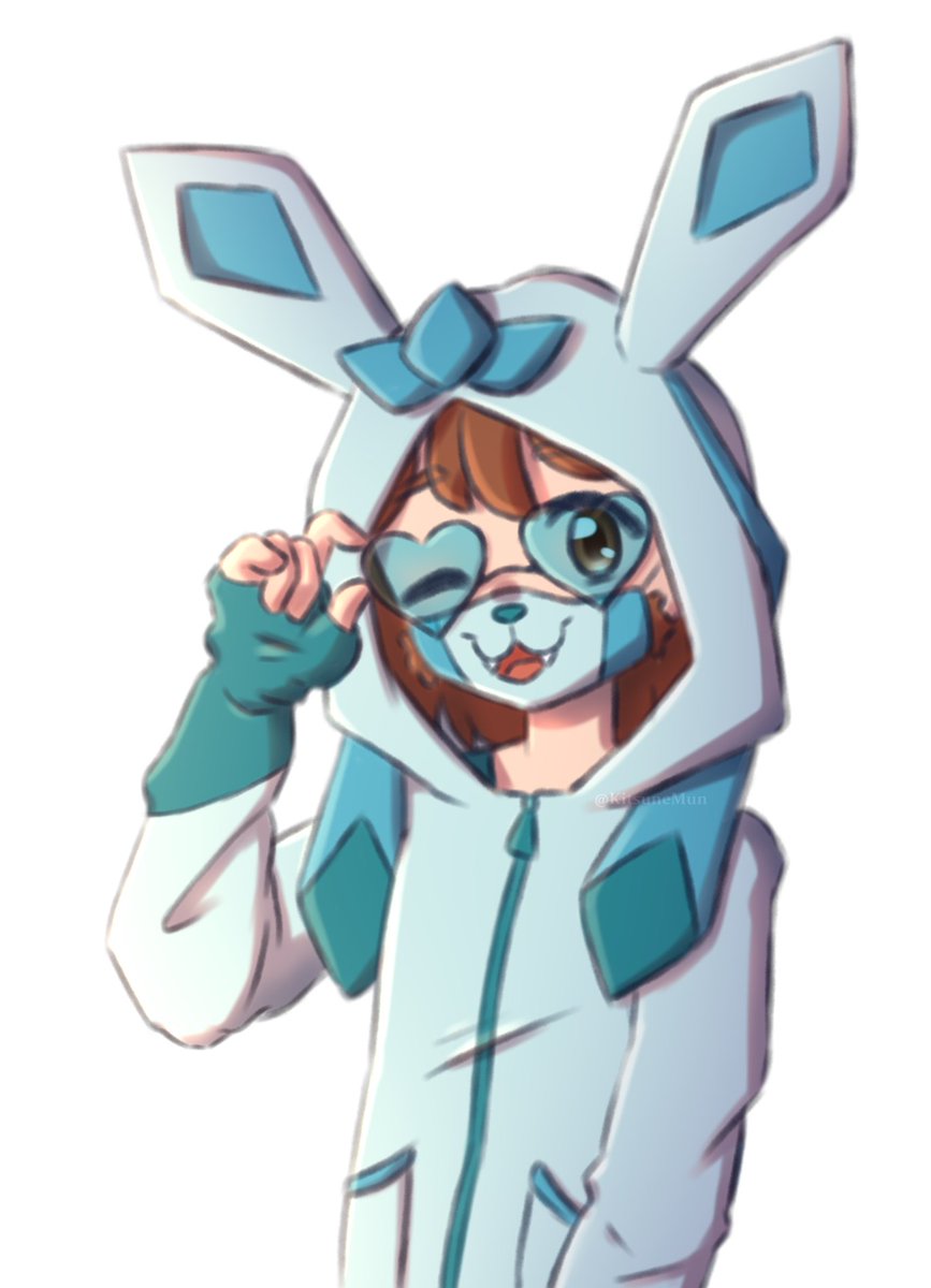 Glaceon mood ❄️ @Jynpuff 
#commission #digitalart #art #drawing #pokemon #originalcharacter