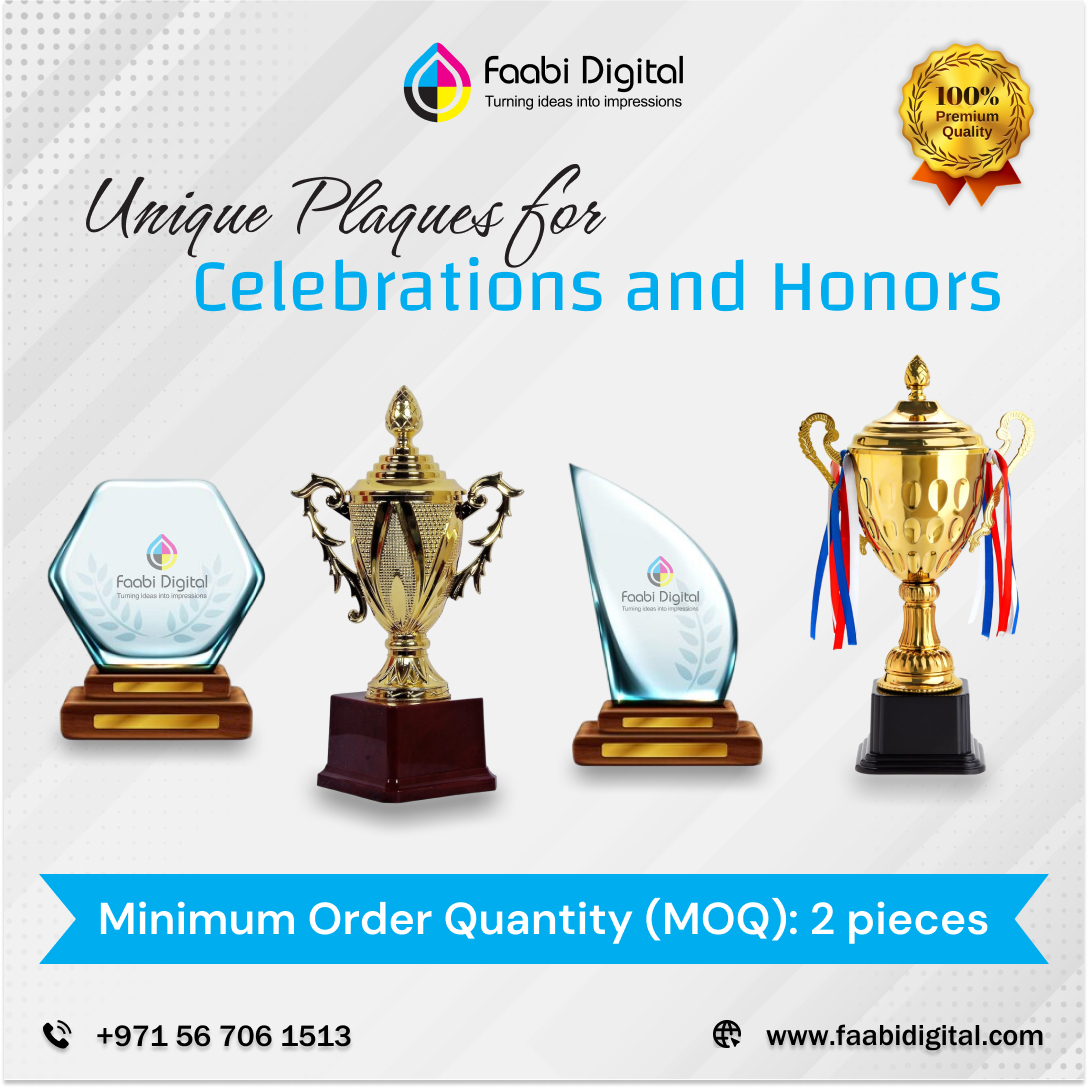 faabidigital's tweet photo. 🏆 Celebrate Achievements with Unique Plaques &amp; Trophies! 🏅

📞 Order Now: +971 56 706 1513
🌐 Visit Us: https://t.co/J46zWjWWgC
#FaabiDigital #AwardsAndRecognition #Plaques #Trophies #PremiumQuality #CelebrateSuccess #CustomAwards #HonorAndAppreciation #CorporateGifts https://t.co/H3pP20tdNg