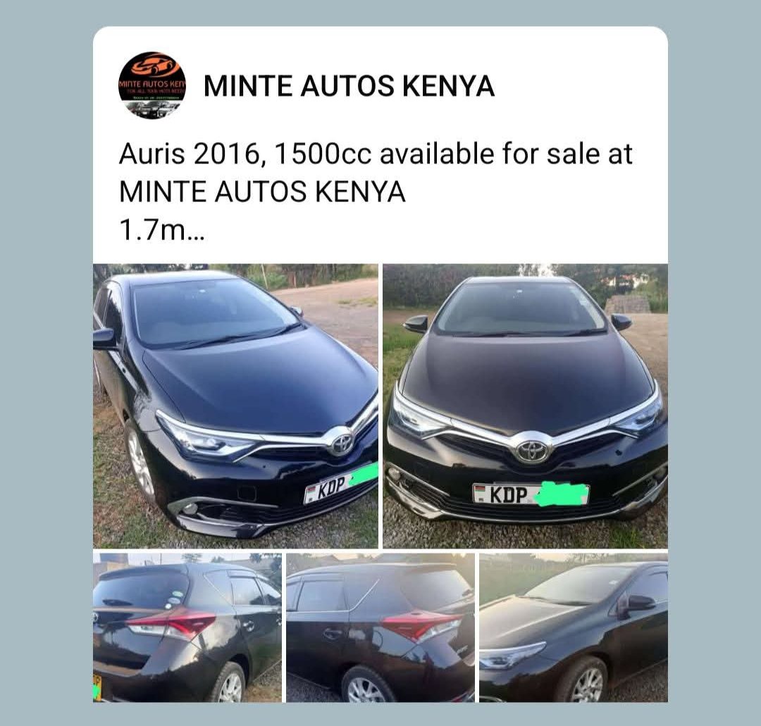 Mickskamuyu's tweet photo. Auris 2016 for sale https://t.co/f2z9S0FVsB