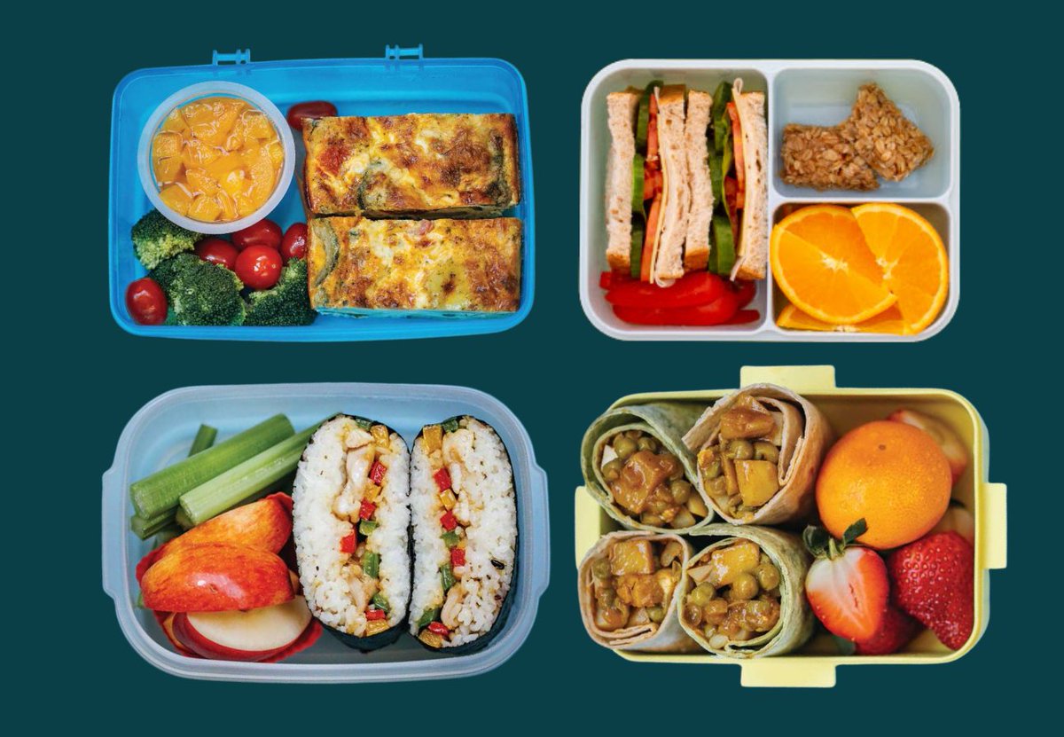 NSWFoodAuth's tweet image. Spruce up your child’s lunchbox with fun new eats like sushi sandwiches and potato, pea and paneer wraps! There’s plenty of other ideas too at   healthyliving.nsw.gov.au/food/healthy-r…. Just remember an ice brick to #keepitcold through the day. 

#nationallunchboxweek