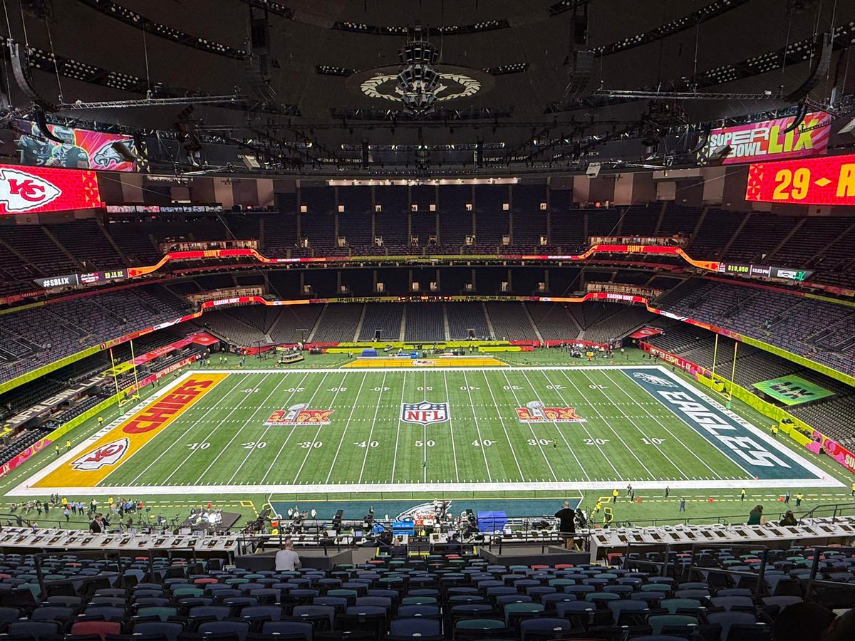 Blessed to be a part of the whole deal. Was at Tulane mostly for the practices and was able to get in a little stadium time as well. The Stadium crew did an amazing job!  Working with friends and meeting new ones is what makes this job so awesome!
