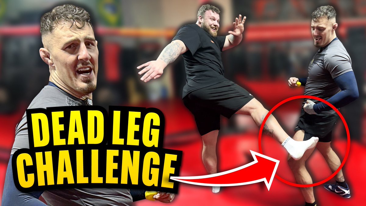 Being kicked by the World’s Strongest Man <a href="/stoltman_tom/">Tom Stoltman</a> 😳💪💥🦵 Live Now ⬇️
youtu.be/j2MBF34-cUg?si…