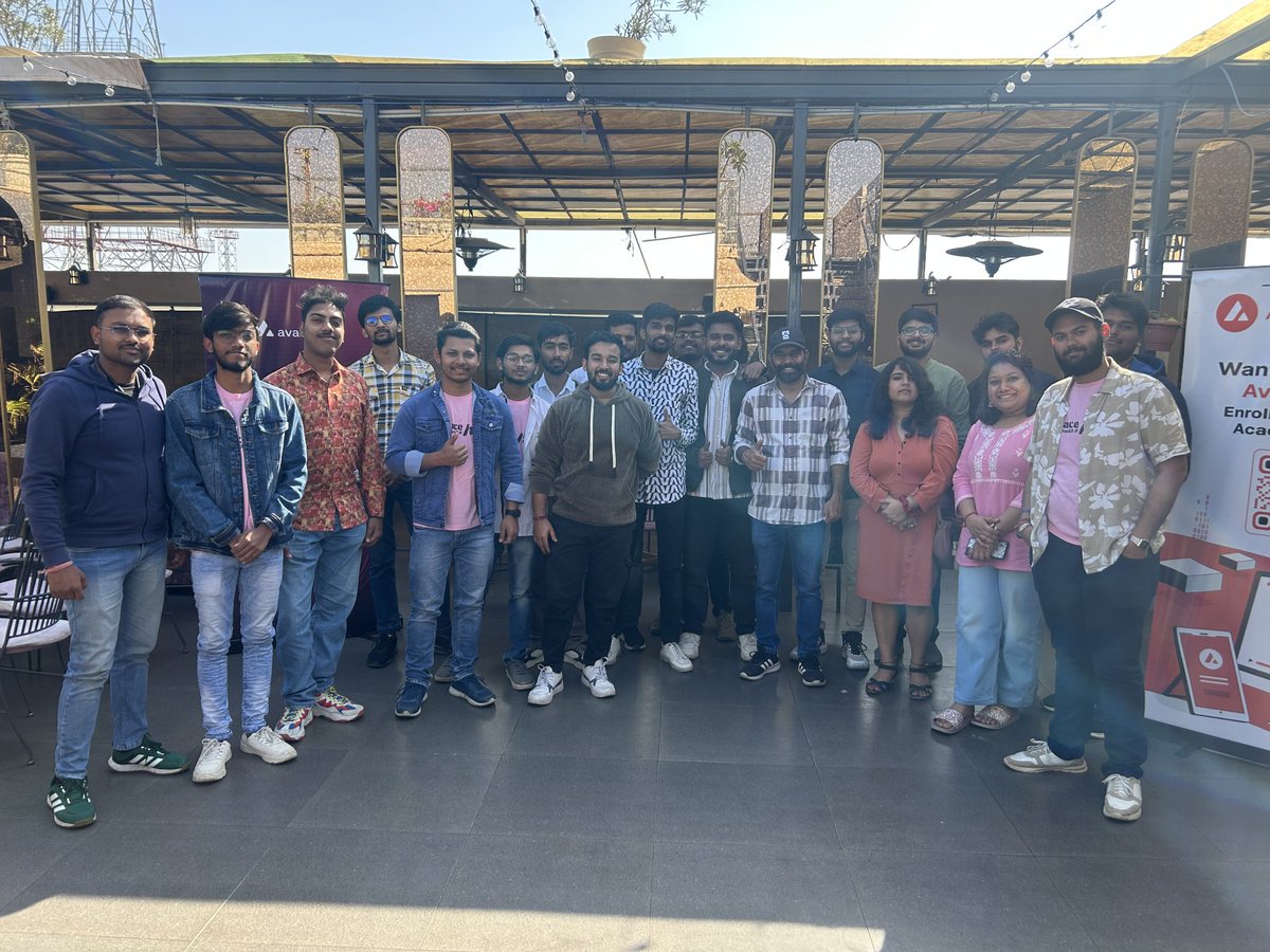 pulkitkrv's tweet photo. I attended my first-ever Web3 meetup at @AvaxDAO_, and it was an exciting learning experience! Being new to this field, I got valuable insights into Web3 and its growing ecosystem. Big thanks to @VJweb3 and Looking forward to exploring more events with the @AceHack_uemj team! https://t.co/DvMA1wsp7m