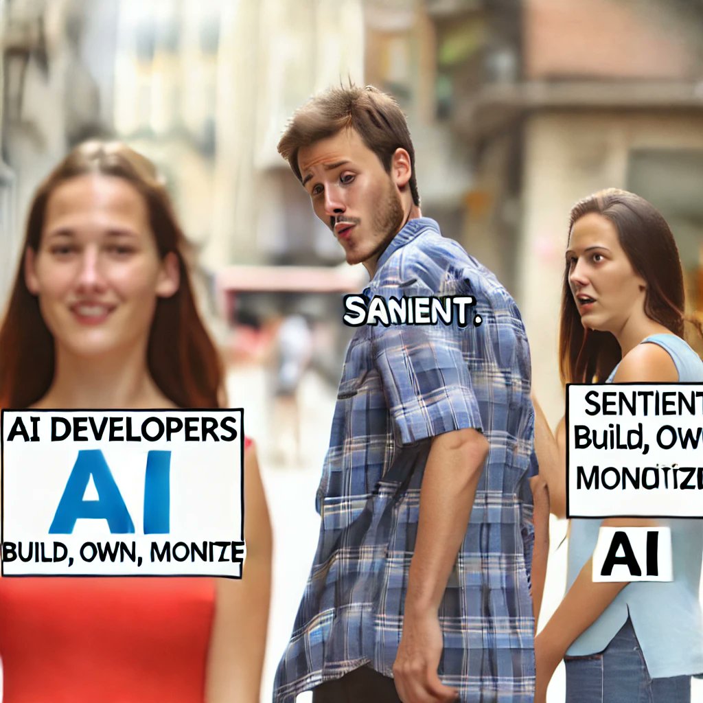 <a href="/SentientAGI/">Sentient</a>
#sentientAGI #Sentient 
Wait… I can actually own and monetize my AI models? 🤯