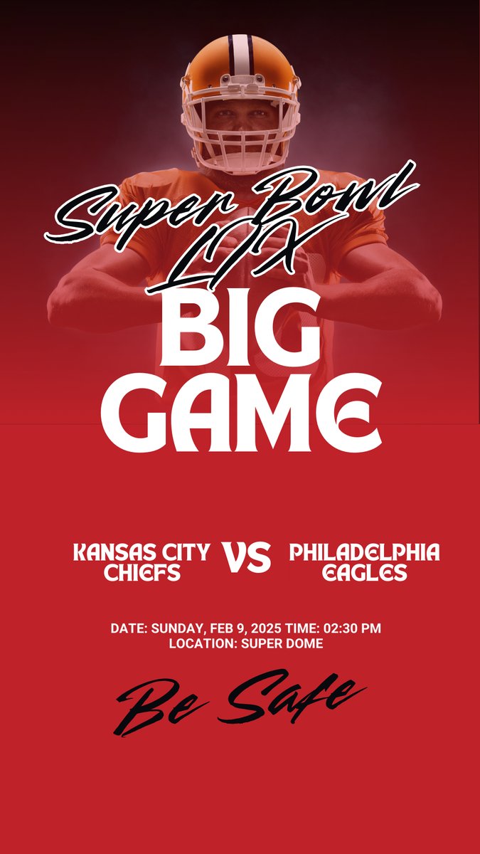 axquotesinsured's tweet image. Kick Off Is In 30 Minutes! 

Where are you watching the game? 

Be Safe Out There 
Don't Drive Drunk. 

#AxQuotes #independentagent #saywhat #SuperBowlLIX #lifegotreal #KansasCityCheifs #PhiladelphiaEagles #foryou #SuperBowlParty #SuperBowlGame #WatchParty #homesweethome