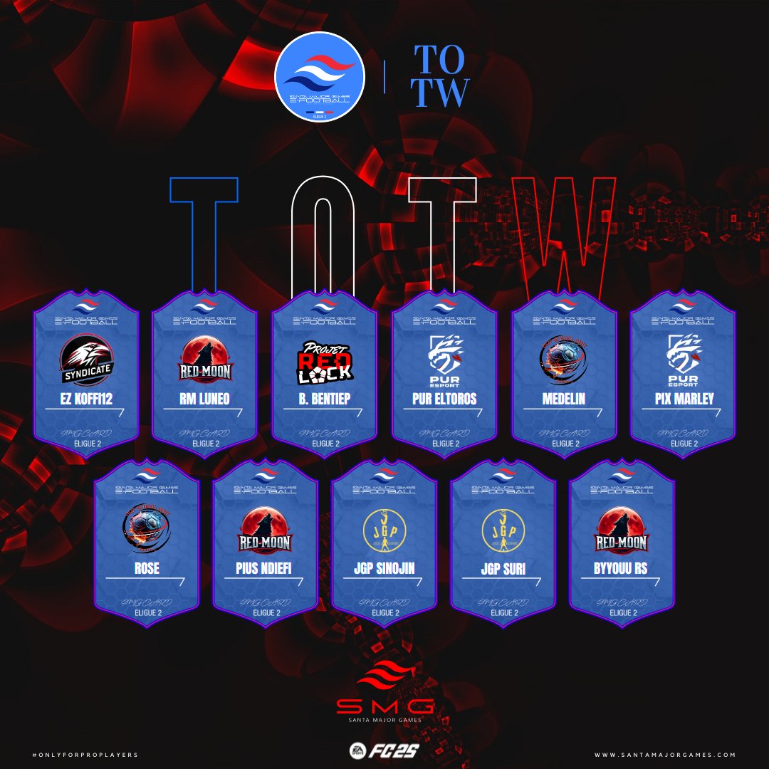 Santa Major Games (@thedream_smg) on Twitter photo ๐ SMG THE DIVISON - 11vs11
โ๏ธ Winter Season, Week IV
โฝ SMG Ligue 2
๐ Classement & Totw
santamajorgames.com
By <a href="/TheDream_SMG/">Santa Major Games</a> ๐ SMG THE DIVISON - 11vs11
โ๏ธ Winter Season, Week IV
โฝ SMG Ligue 2
๐ Classement & Totw
santamajorgames.com
By <a href="/TheDream_SMG/">Santa Major Games</a>