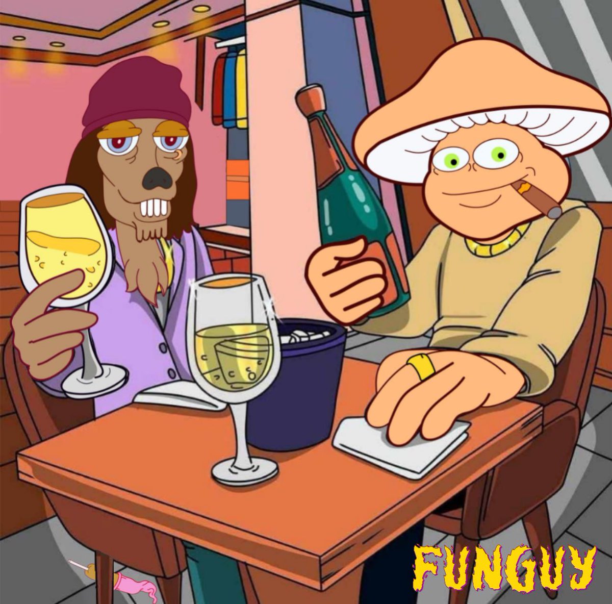 FunguyonETH's tweet photo. @fleabone_eth  is on the rise, doing big things! Cheers to you, my friend, we salute your journey! Here's to a fantastic weekend ahead for us all! #DobleFried 🔥🔥 https://t.co/wwsPjtnE9j