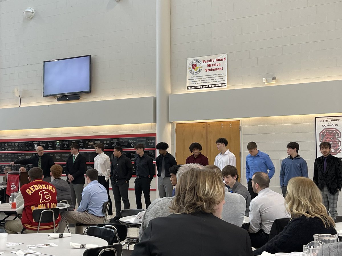 Congratulations to Lucca Troullos ‘26 who was honored today at the OVFCA Banquet as a 1st Team All-Conference award winner.