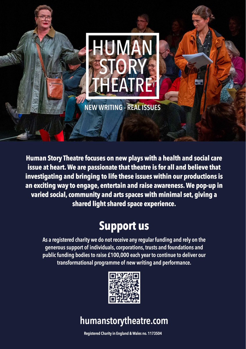 Professor Marion Lynch BEM RN RMN PDHSc FRSPH FRSA (@drmarionlynch) on Twitter photo Proud to be Trustee with <a href="/HumanStoryOx/">Human Story Theatre</a> . We need your help. We know theatre brings issues ‘too difficult to talk about’ to the fore. #ArtsForHealth #CreativeHealth Proud to be Trustee with <a href="/HumanStoryOx/">Human Story Theatre</a> . We need your help. We know theatre brings issues ‘too difficult to talk about’ to the fore. #ArtsForHealth #CreativeHealth