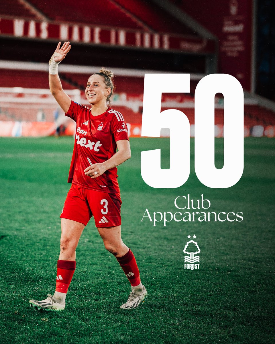 Nottingham Forest Women (@nffcwomen) on Twitter photo Today's win marked 50 Nottingham Forest appearances for Nat Johnson. โค๏ธ
Congrats, <a href="/natttjohnson/">Nat Johnson</a>! ๐ Today's win marked 50 Nottingham Forest appearances for Nat Johnson. โค๏ธ
Congrats, <a href="/natttjohnson/">Nat Johnson</a>! ๐