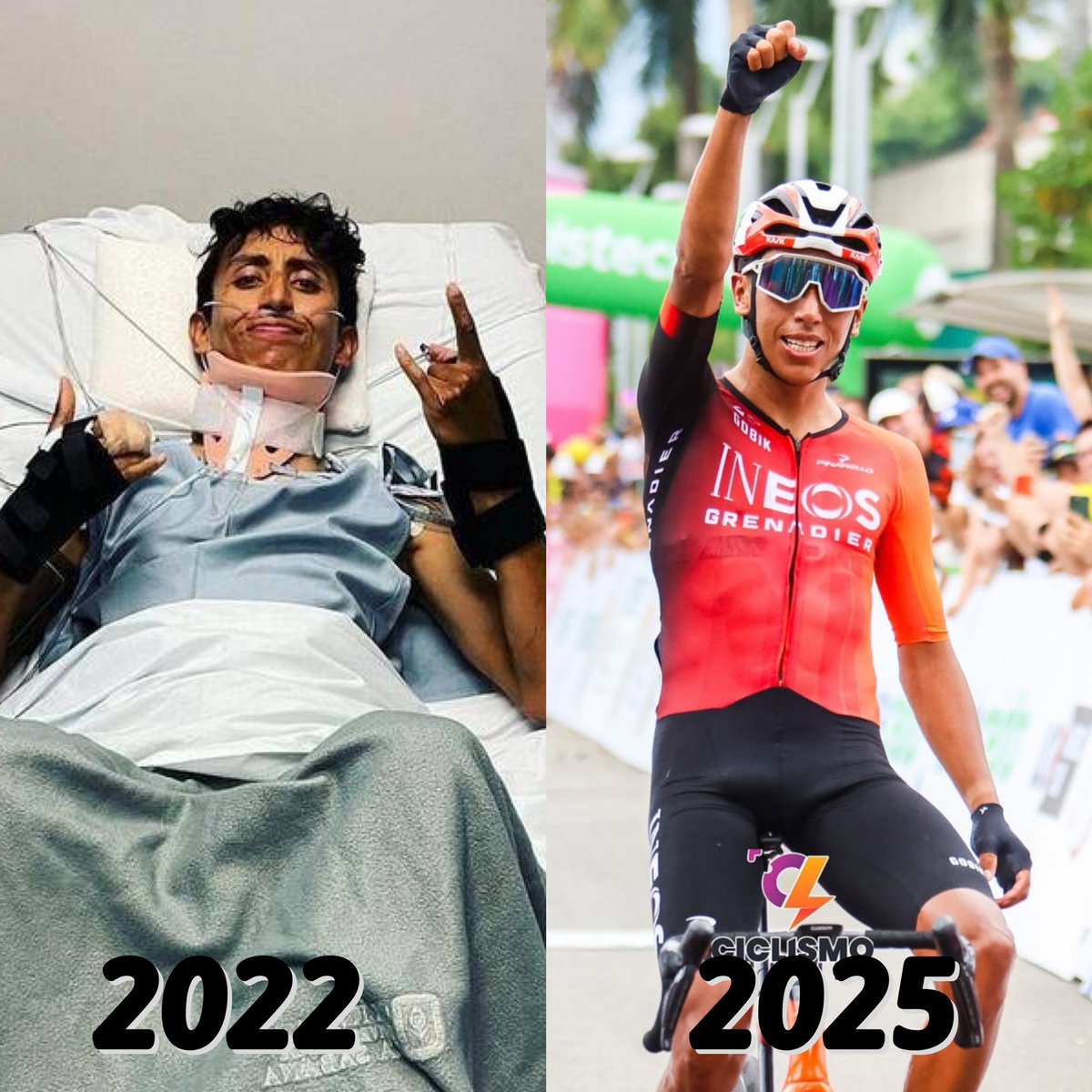 You can’t beat a person who never gives up.

Egan, you’re my hero! 🇨🇴🫡 #NacionalesRuta2025