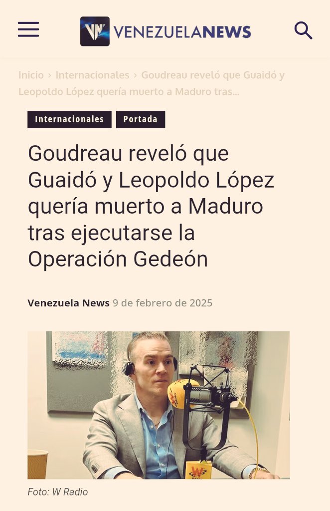 KfBran's tweet photo. 🇻🇪🇷🇺 Goudreau #Goudreau reveló que @jguaido y @leopoldolopez querían muerto al Presidente @NicolasMaduro tras ejecutarse la Operación #Gedeón
!Sin duda esos criminales pagarán!
https://t.co/LO0UQXkot4 vía @VNVenezuelanews https://t.co/IbuZwyMPiS